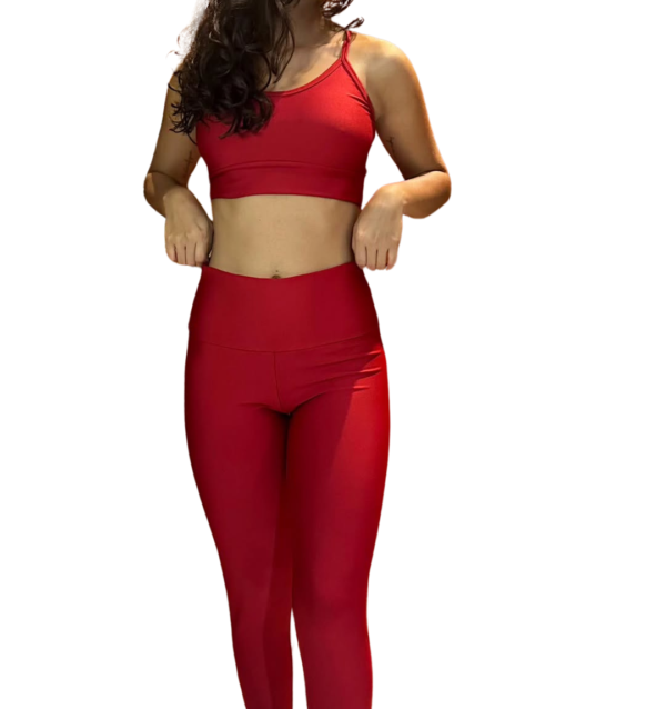 Conjunto de Calça Em Suplex *Vermelho Paixão*