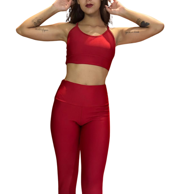 Conjunto de Calça Em Suplex *Vermelho Paixão* - Image 2